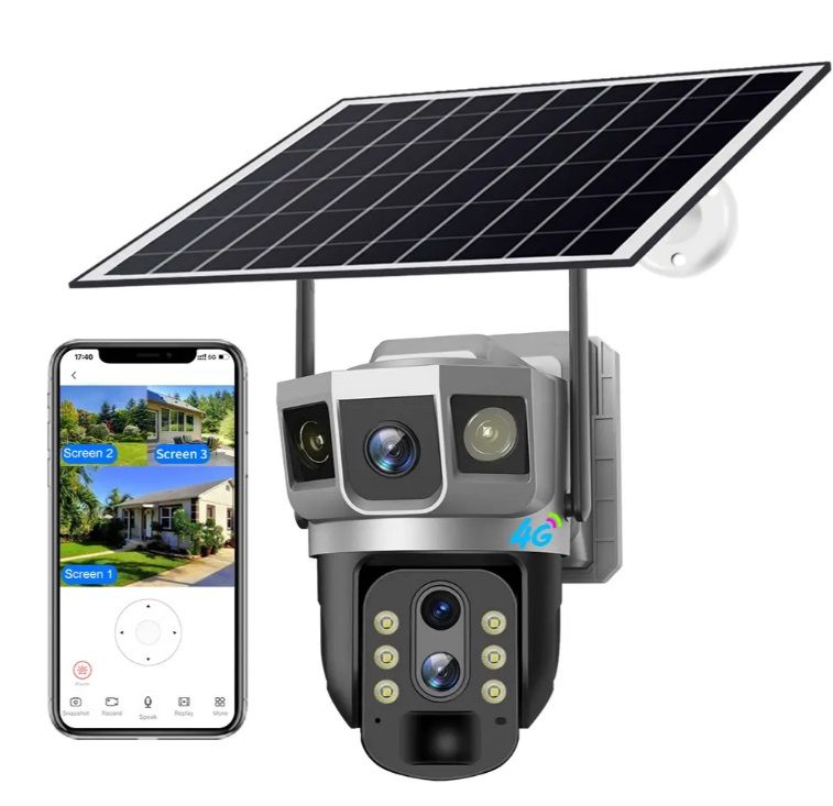 CAMARA DE SEGURIDAD SOLAR WI-FI  PARA EXTERIORES MODELO VTS02