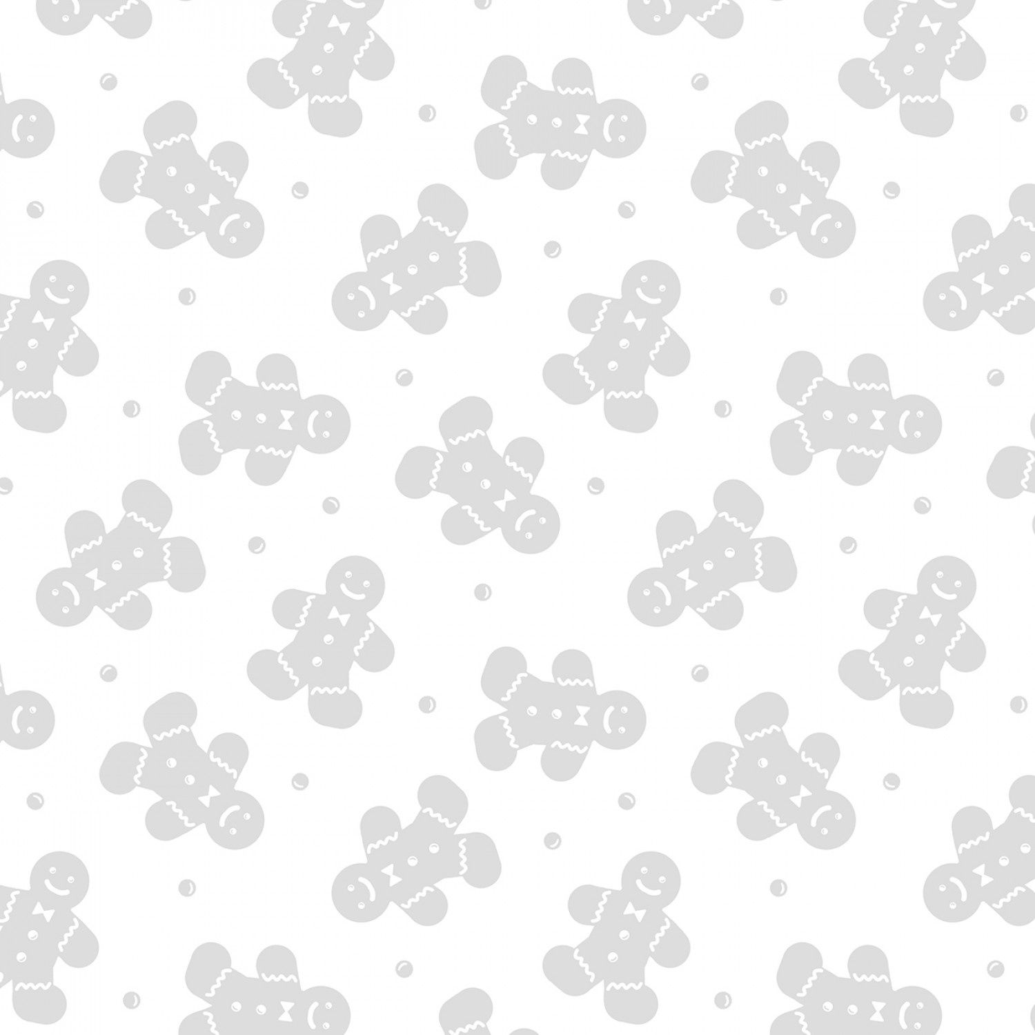 White on White Gingerbread Toss