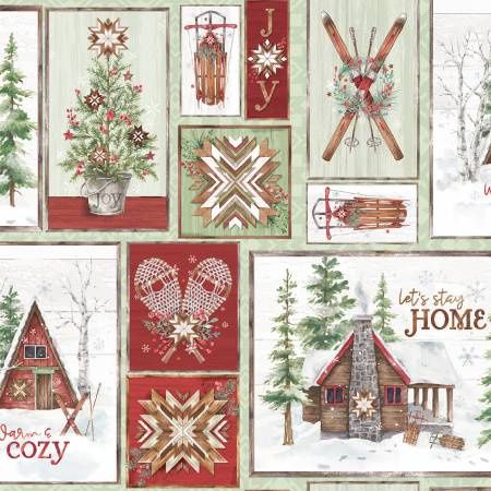 Snowflake Lodge -Lodge Patchwork