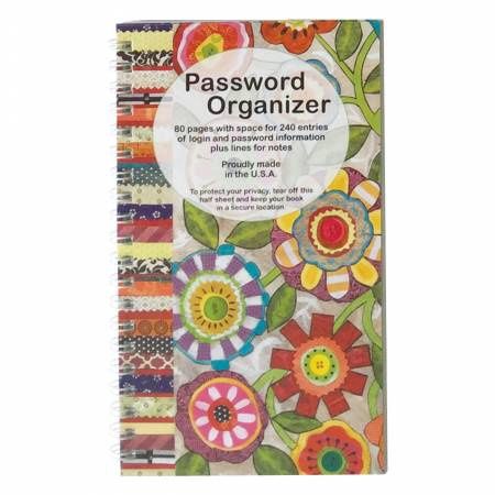 Password Organizer Book - Buttons