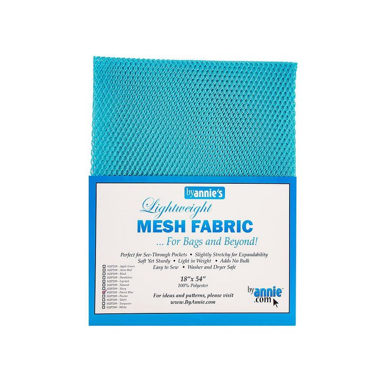 Lightweight Mesh - Parrot Blue (Med Aqua)