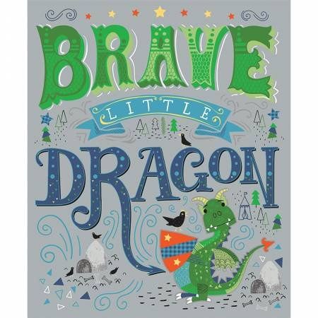 Once Upon A Time - Little Dragon Panel - 50% Off!