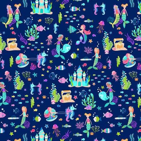 Mystical Mermaids - Navy Mermaid Party