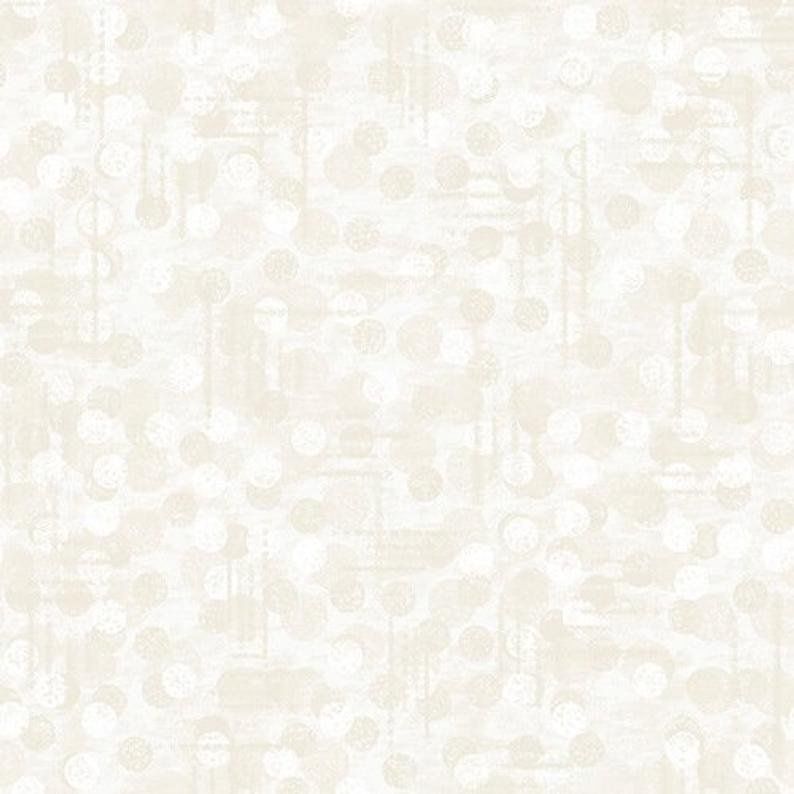 Beige Jot Dot 108&quot; Wide Width Backing