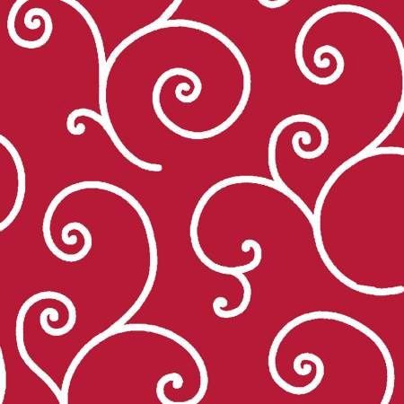 Red Swirl 108&quot; x 127&quot; WW