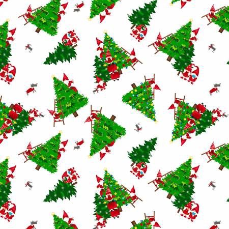 Merry Gnomeville - White Trees - 50% Off!