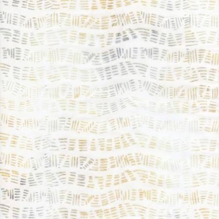 Tonga Batik Honor Collection - Memory Beige Dashed Crosshatch Stripes