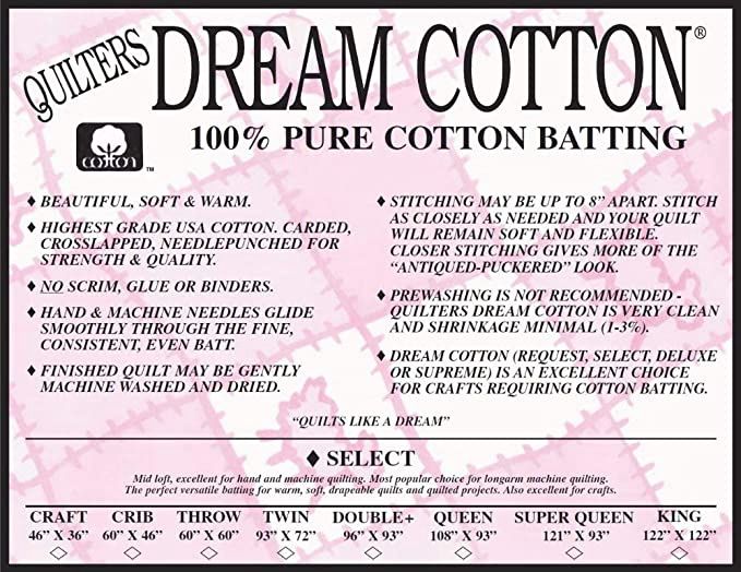 Quilters Dream Select Cotton White Crib 46 x 60