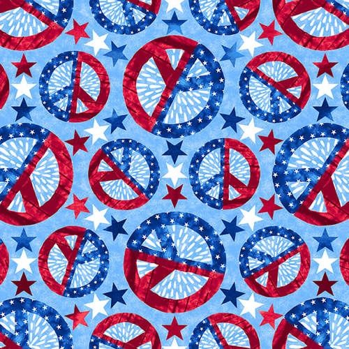 One Land, One Flag - Peace signs