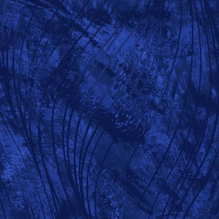 Go With the Flow Dark Blue 108&quot; Wide Width Backing