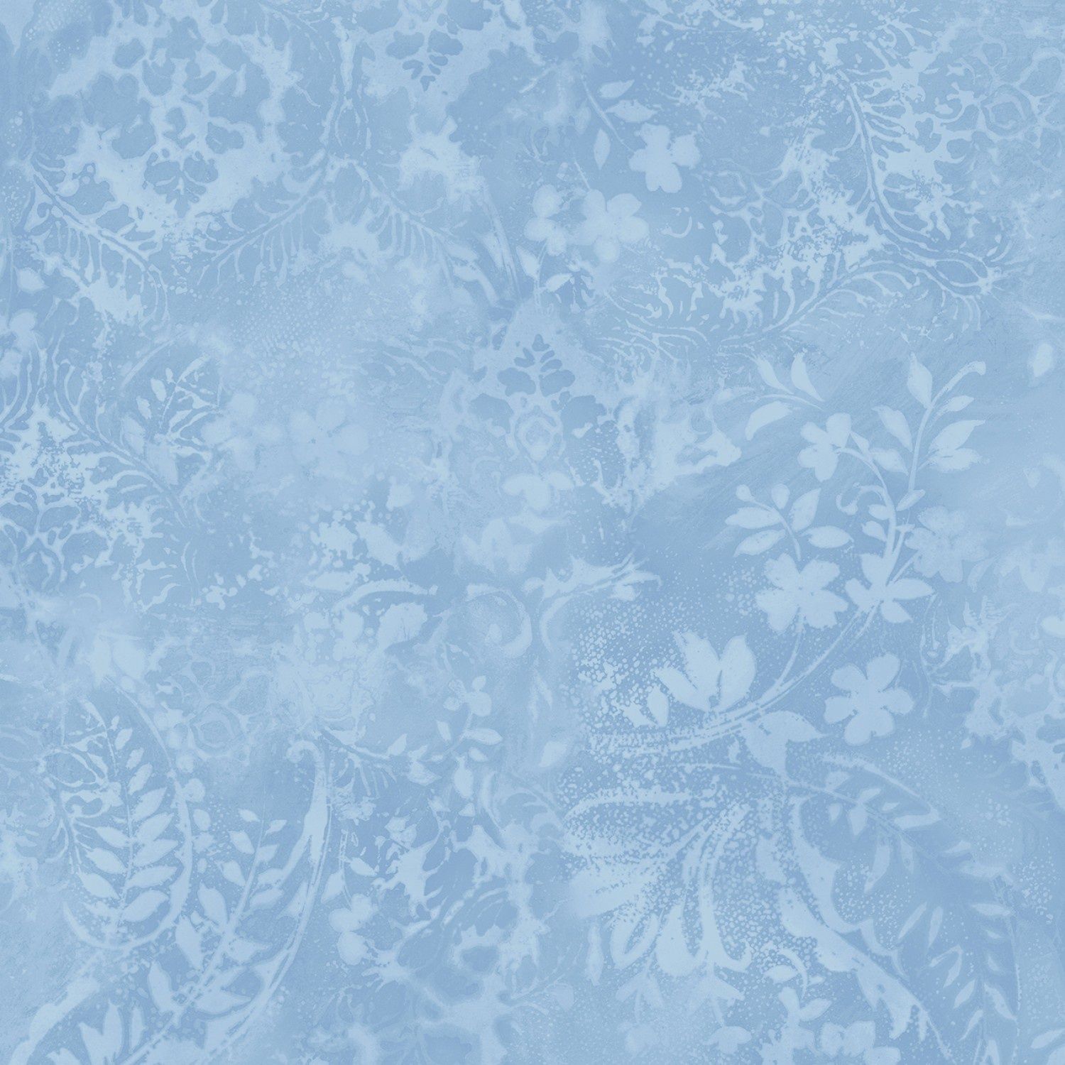 Vintage Damask Light Blue 108in Wide Back