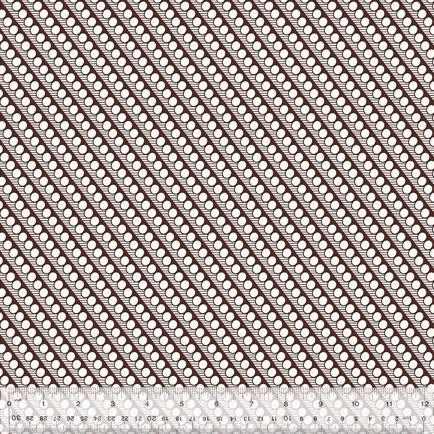 Bonny Brown Diagonal Stripe