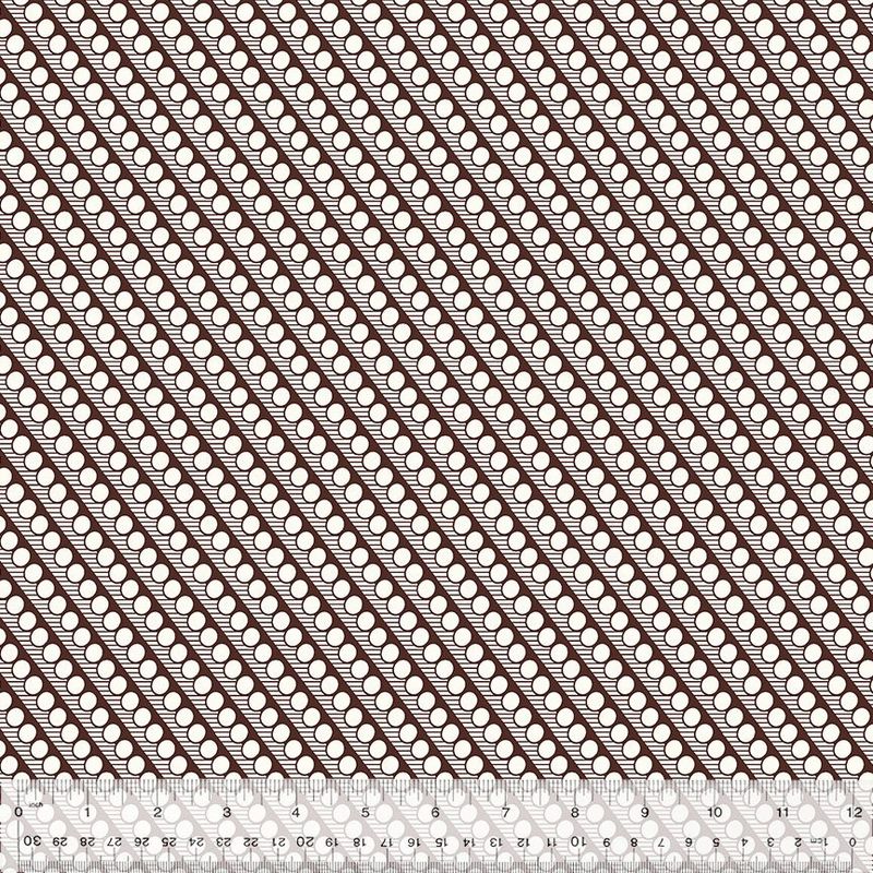 Bonny Brown Diagonal Stripe