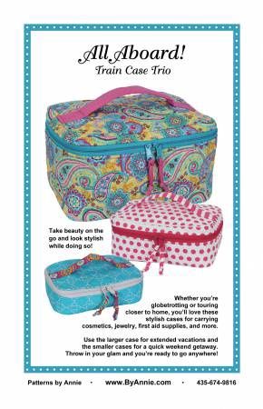 All Aboard Train Case Trio