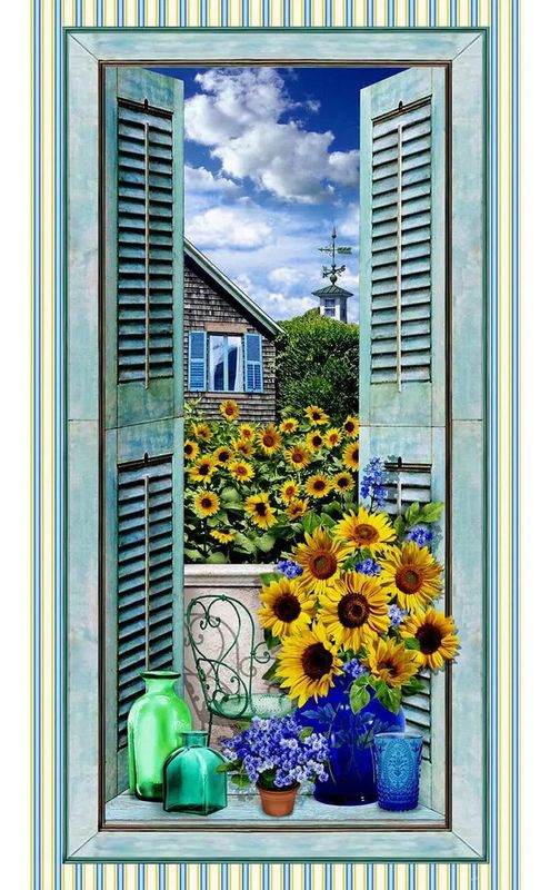 Summer Sunflowers - Panel