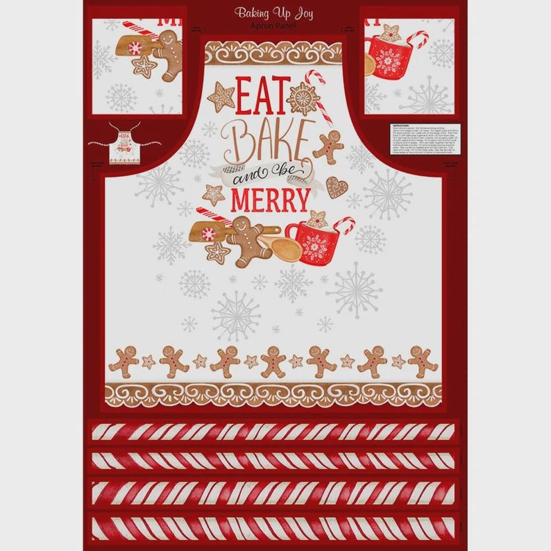 Baking Up Joy - Apron Panel