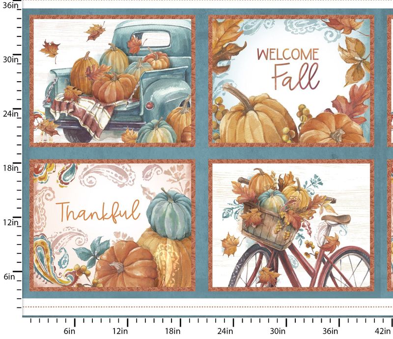 Pumpkin Please - Pillow Panel