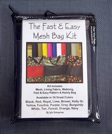 Fast &amp; Easy Mesh Bag Kit - Assorted Colors