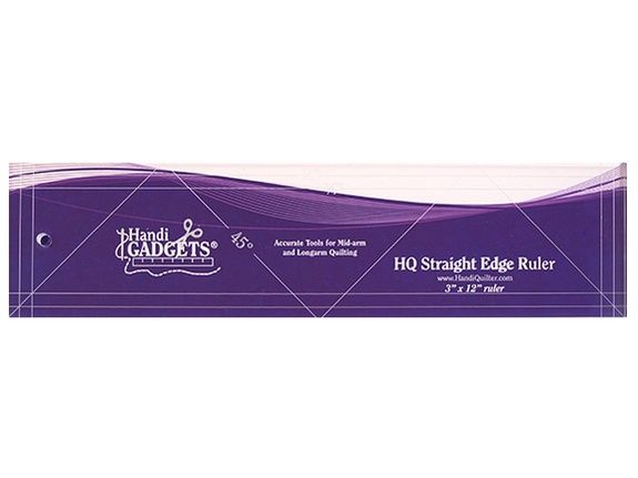 HQ Straight Edge Ruler 3 in x 12 in