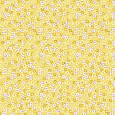 Nana Mae 6 - Flowers on Yellow