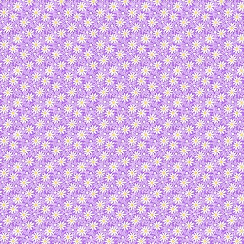 Nana Mae 7 - Daisies on Purple