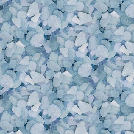 Mermaids Tears - Mist Blue Sea Glass