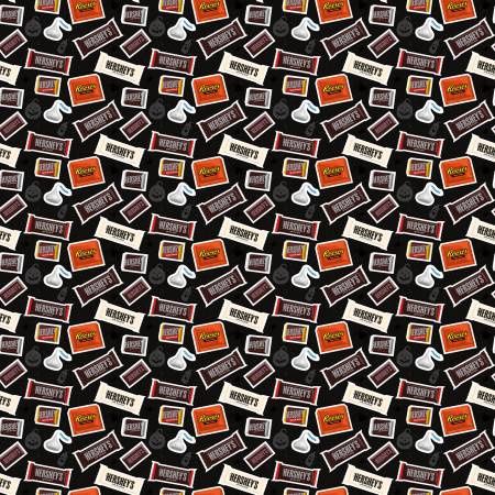 Hershey Halloween Candy on Black - 50% Off!