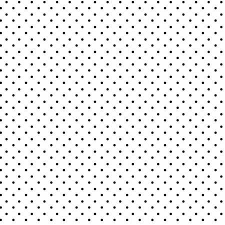 Priscillas Polkas - Black Dots on White