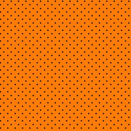 Priscillas Polkas - Black Dots on Orange