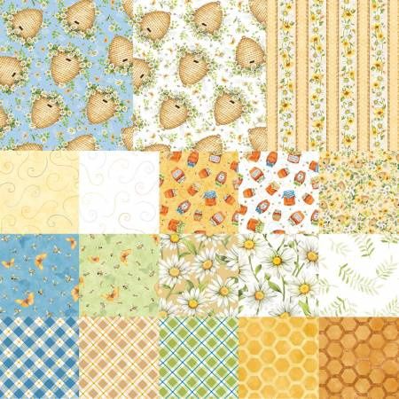Garden Buzz Charm Pack 5in Square Pack, 42pcs