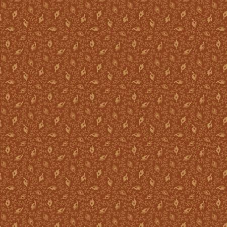 Buttermilk Autumn - Leaves on Pumpkin Orange