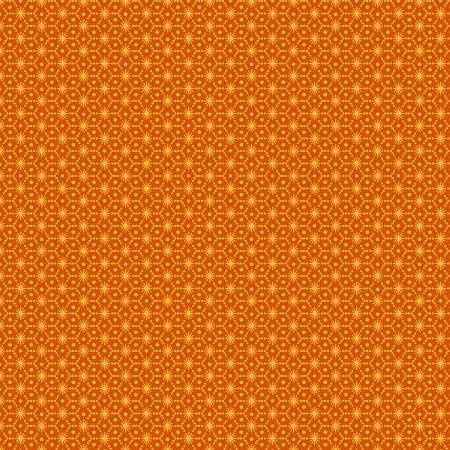 No Tricks Just Treats - Orange/Yellow Hex Star