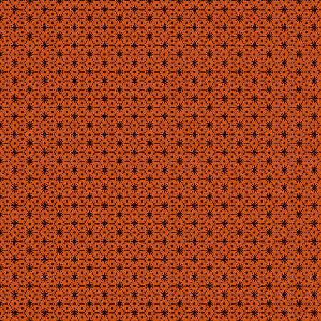 No Tricks Just Treats - Orange/Black Hex Star