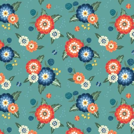 Clover &amp; Dot - Soft Teal Dahlia Bouquets