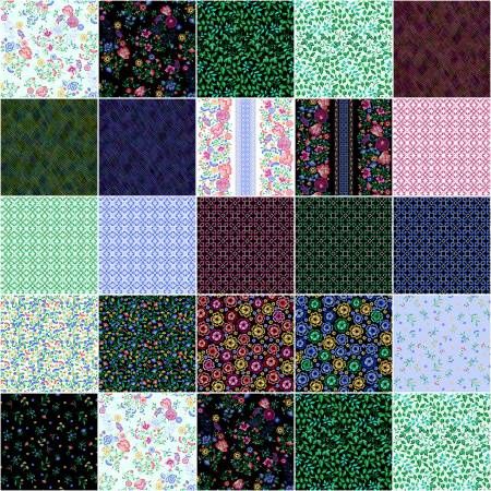 Embroidered Elegance Strip Roll Pack