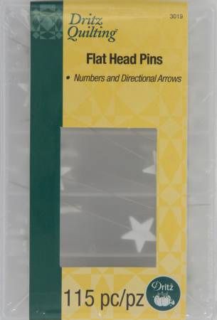 Flathead Numbered &amp; Directional Pins, 115ct