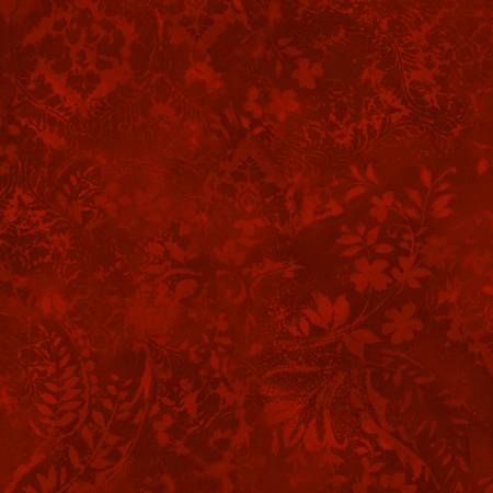 Vintage Damask Red 108in Wide Back