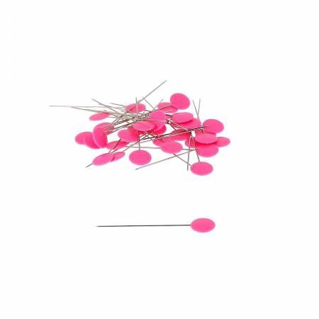 Bohin Pins Fuchsia Circles