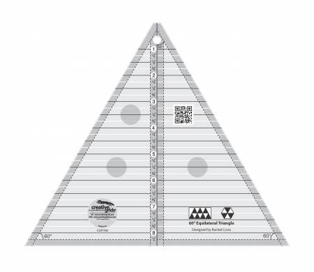 Creative Grids 8 1/2" 60 Degree Triangle Ruler