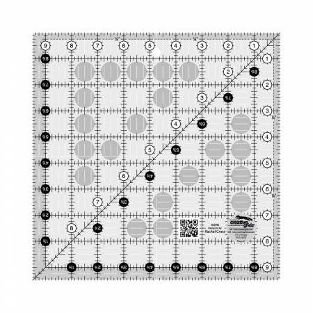 Creative Grids Quilt 9-1/2&quot; Square Turn Around Ruler