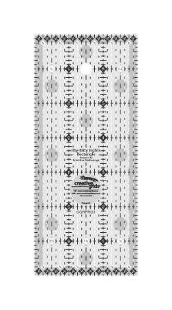 Creative Grids Itty Bitty Eights 3"x7" Ruler