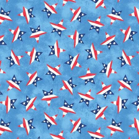 Liberty Barn - Stars on Blue