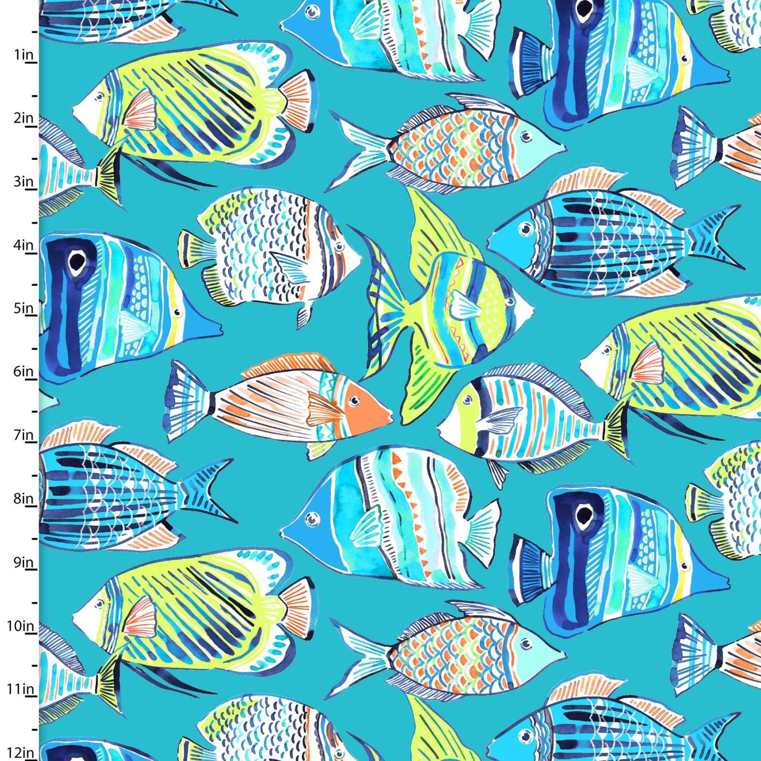 Sandsational - Ocean Life on Turquoise