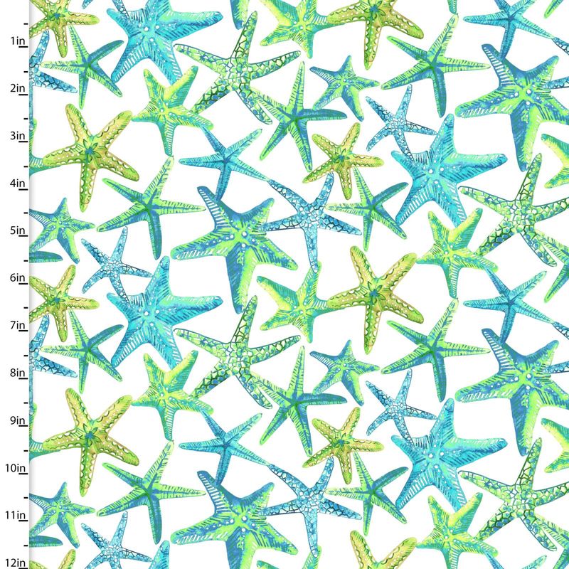 Sandsational - Starfish Toss on White