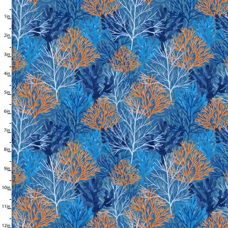 Sandsational - Coral Reef on Blue