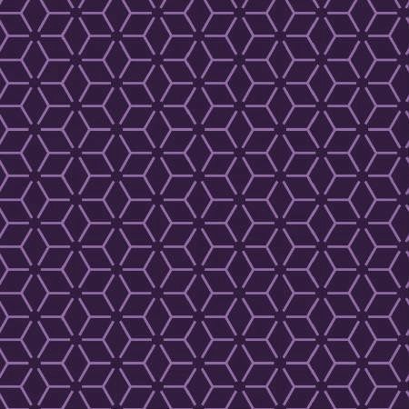 Purple Geometric 72&quot; x 108&quot; WW
