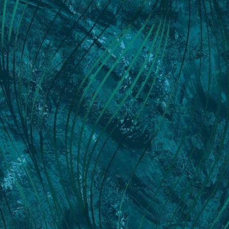 Go With the Flow Dark Teal WW   108&quot; x 122&quot;