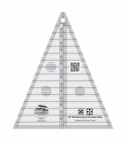 45 Degree Kaleidoscope &amp; Dresden Plate Ruler