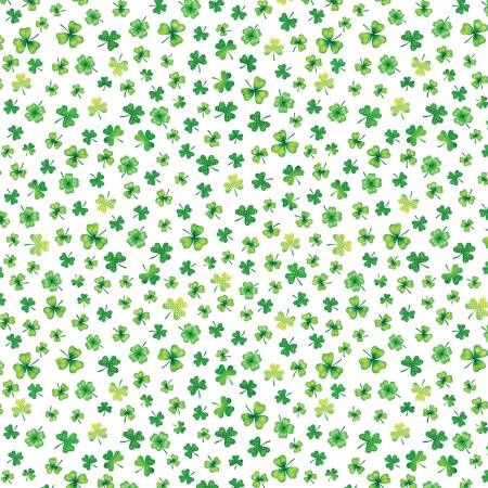 Shamrocks on White