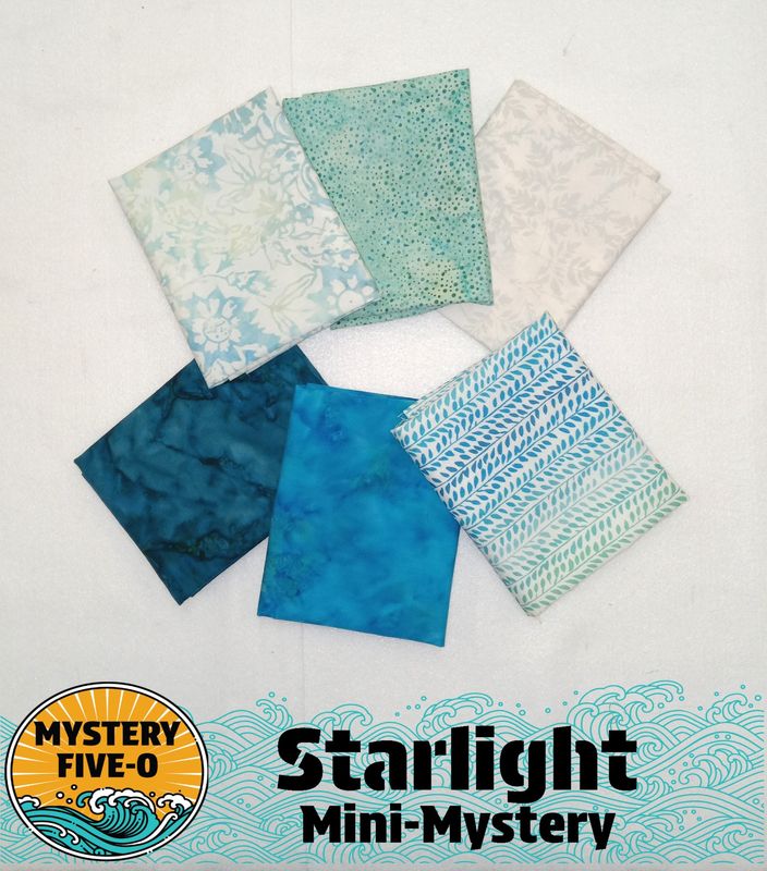 Mini Mystery Bundle #2 - Aqua Batik Floral!